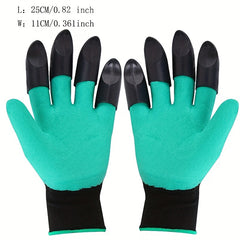 Garden Gloves for Digging Planting Weeding Seeding Protect Nails & Finger