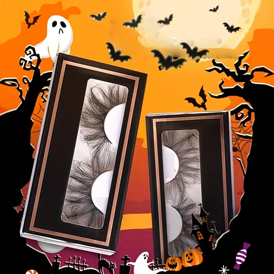 Halloween Candy Pumpkin Decorative False Eyelashes