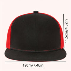 Men's Flat Brim Fitted Sports Cap