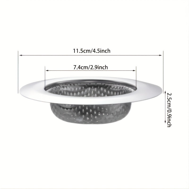 2pcs Stainless Steel Sink Basket Strainer Kitchen Sink Strainer