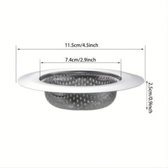 2pcs Stainless Steel Sink Basket Strainer Kitchen Sink Strainer