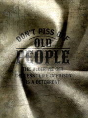 Old People Pattern Print Men's Short Sleeve Comfy T-shirt