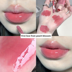 Bright Water Gloss Lip Glaze Non Stick Cup Glass Lip Plumping Lip Rendering