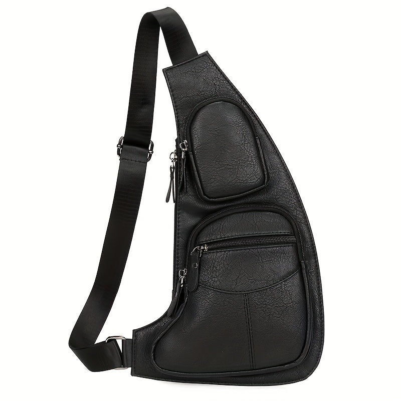 Vintage Horn Shaped Men's Chest Bag