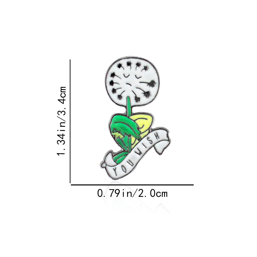 You Wish Dandelion Brooch