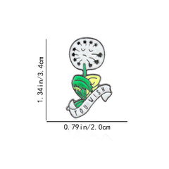 You Wish Dandelion Brooch