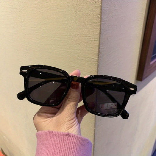 Vintage Square Sun Glasses Classic Candy Lens Transparent Sunshade Eyeglasses