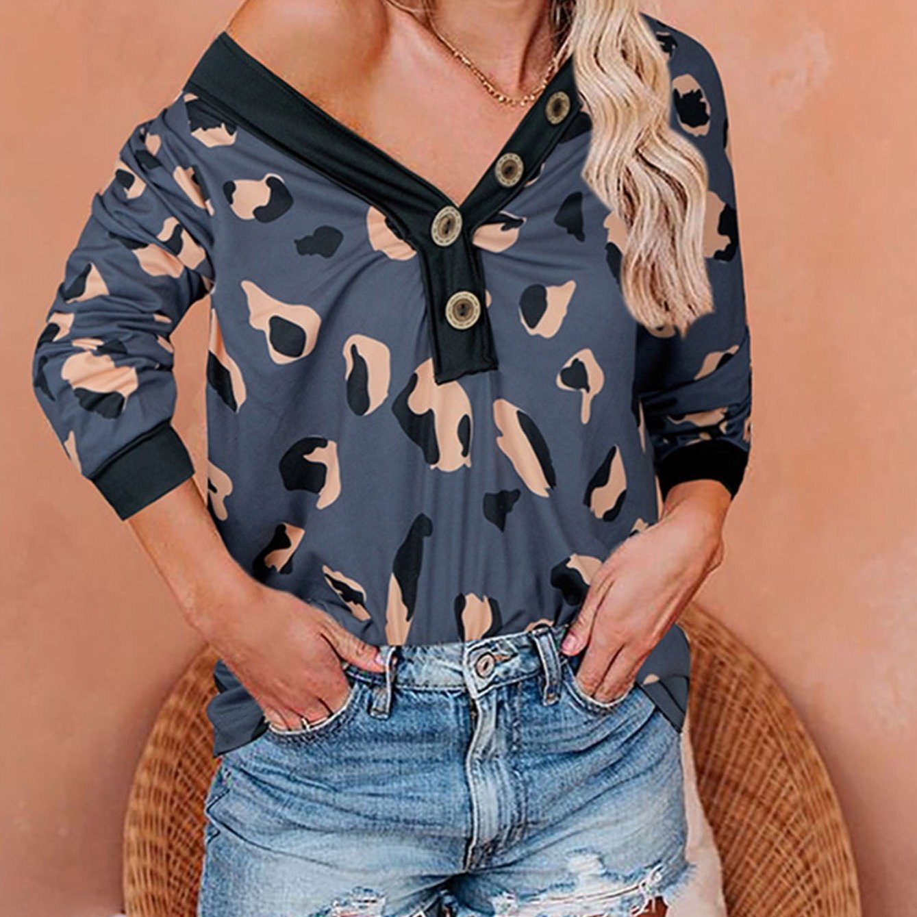 Women's Long Sleeve O Neck T shirt Pullover
