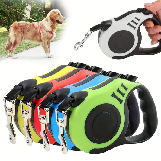 5m Retractable Nylon Dog Leash Extension Durable for Walking Running