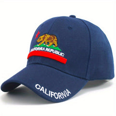 Street Canvas Baseball Cap Summer Letter Embroidery Peaked Cap