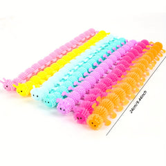 3pcs Unicorn Caterpillar Sensory Toys Party Decoration
