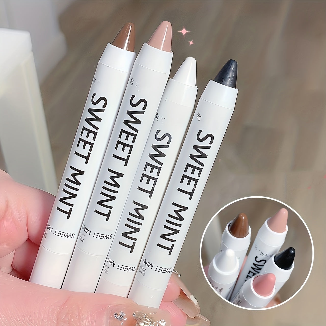 Eyelid Highlighting Pen Eye Brightening Waterproof Shimmer Stick