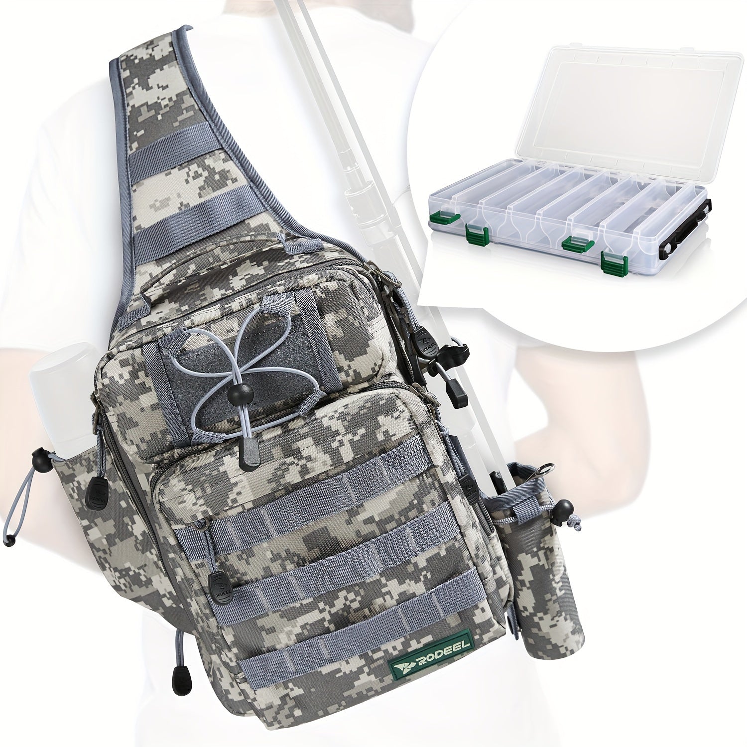 Waterproof Fishing Backpack with Storage Box