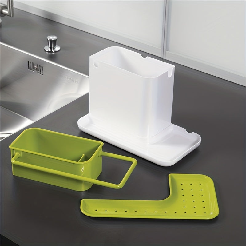 Kitchen Sponge & Cleaning Supplies Shelves - Keep Kitchen Organized