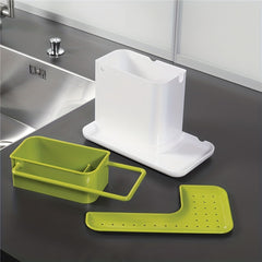 Kitchen Sponge & Cleaning Supplies Shelves - Keep Kitchen Organized