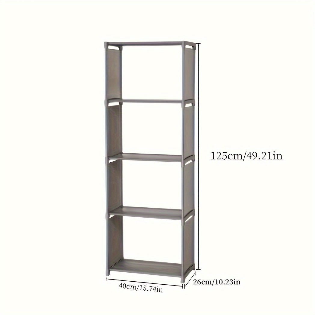 5 Tier Bookshelf Tall Bookcase Shelf Storage Organizer Modern Book Shelf