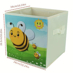 Cartoon Printing Storage Box for Kids Toys and Clothes