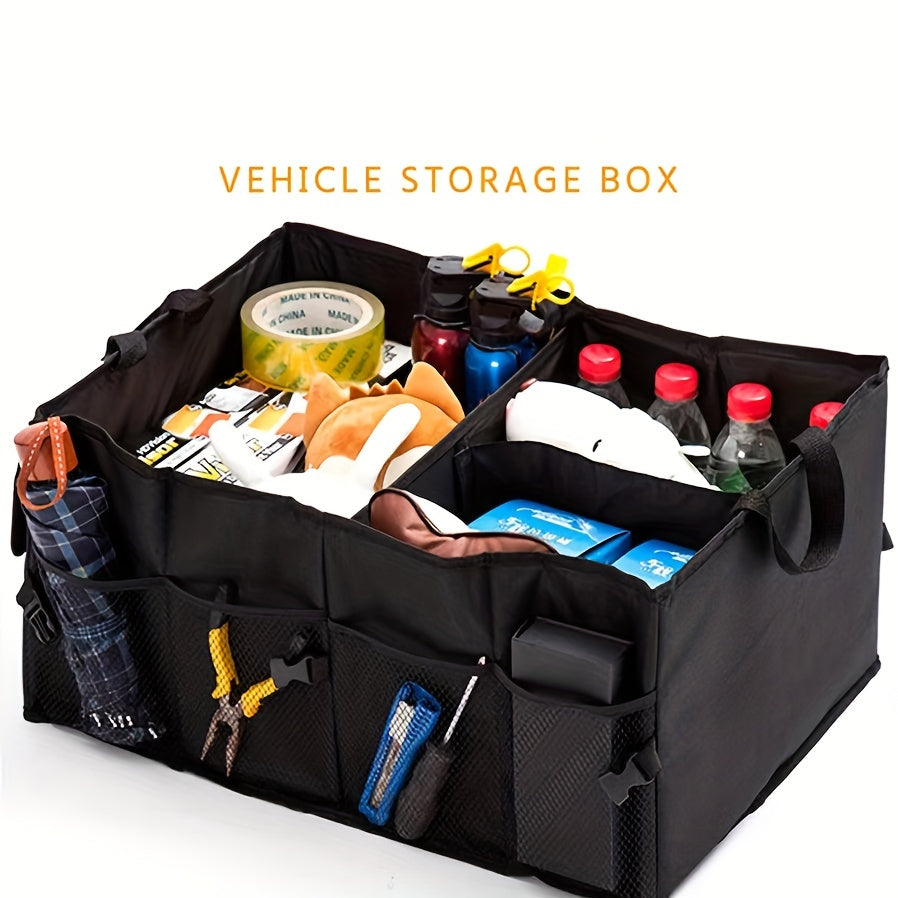 Car Storage Box Functional Folding Oxford Cloth Trunk Storage Box