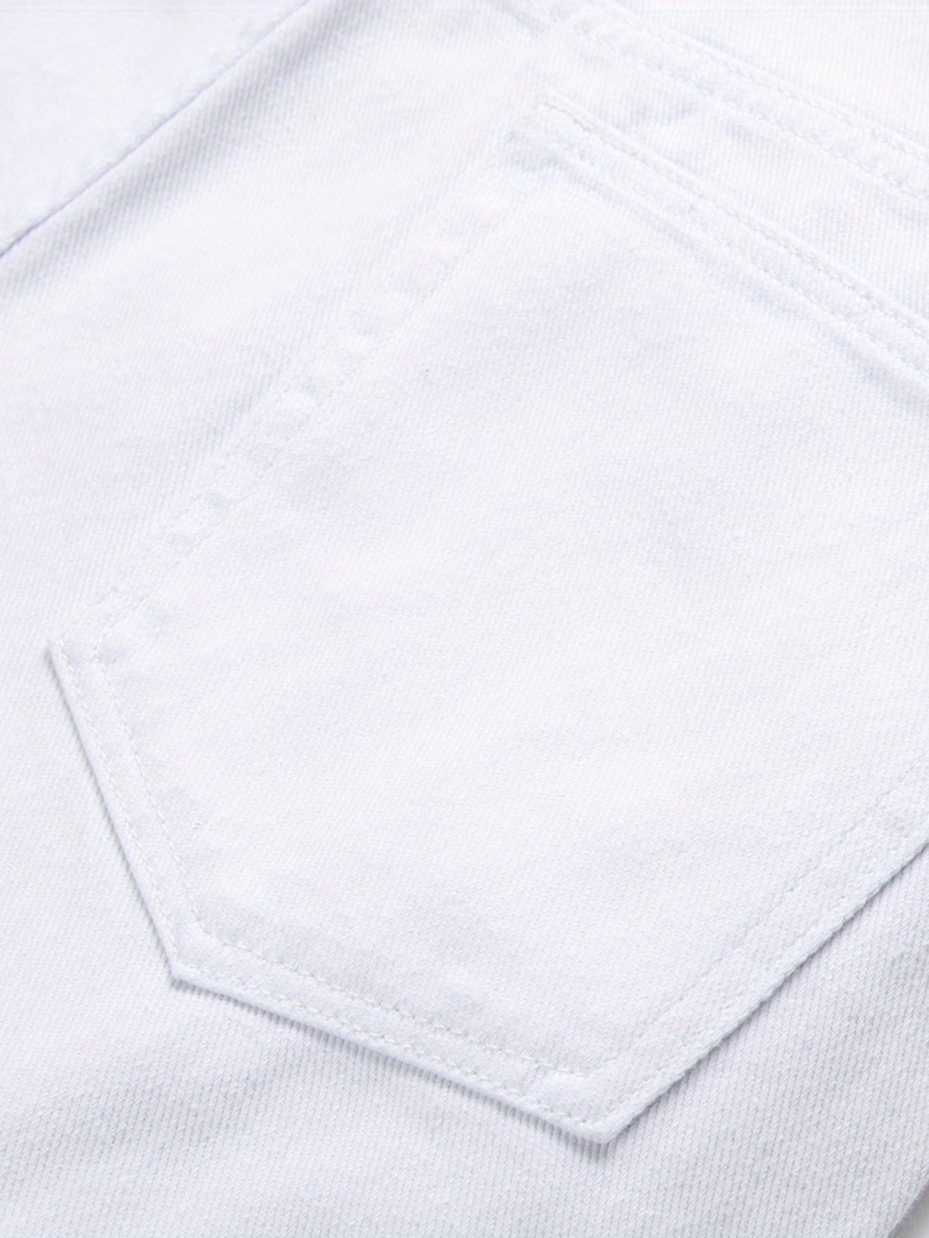 Men's Ripped Denim Shorts with Pockets