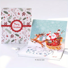 3D Christmas Greeting Card Creative Gift Christmas Tree Card Student Activity