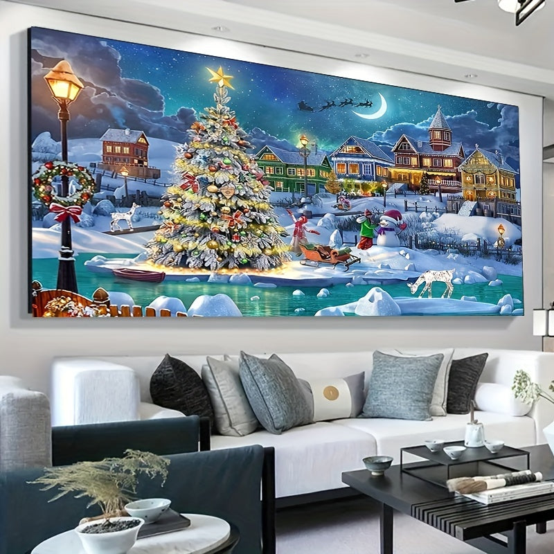 Christmas Tree Moon Diamond Painting Kit