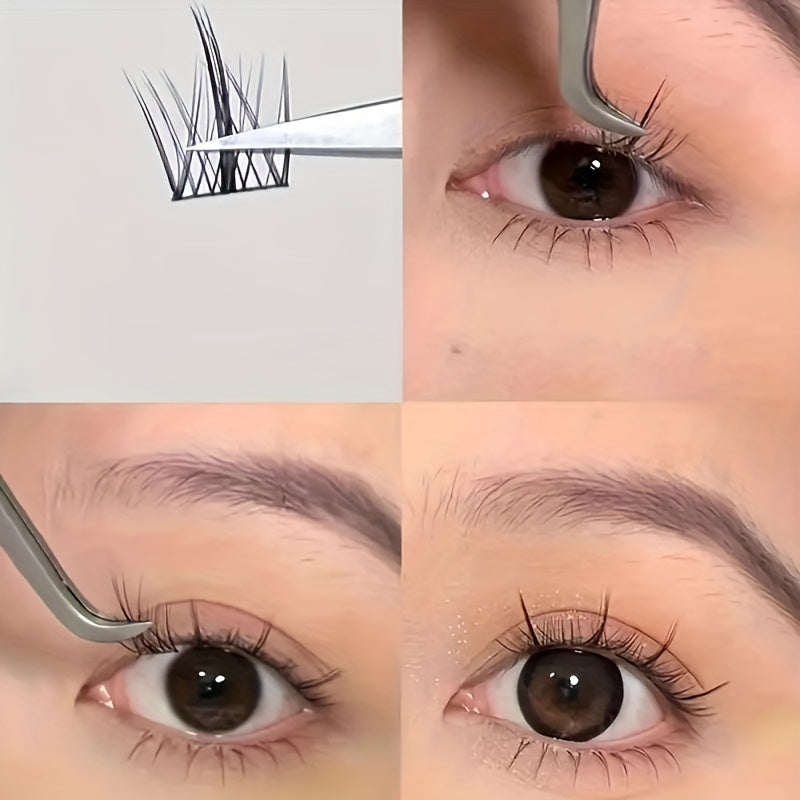 Spiky False Eyelashes Little Devil Segmented Grafted Lashes