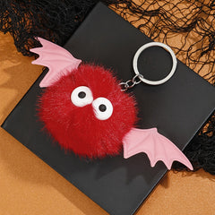 Funny Plush Bat Keychain Holiday Party Decoration Car Home Bag Hanging Gift