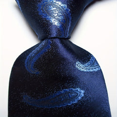 Paisley Style Tie Men's Necktie Set Jacquard Woven Men's Tie Necktie