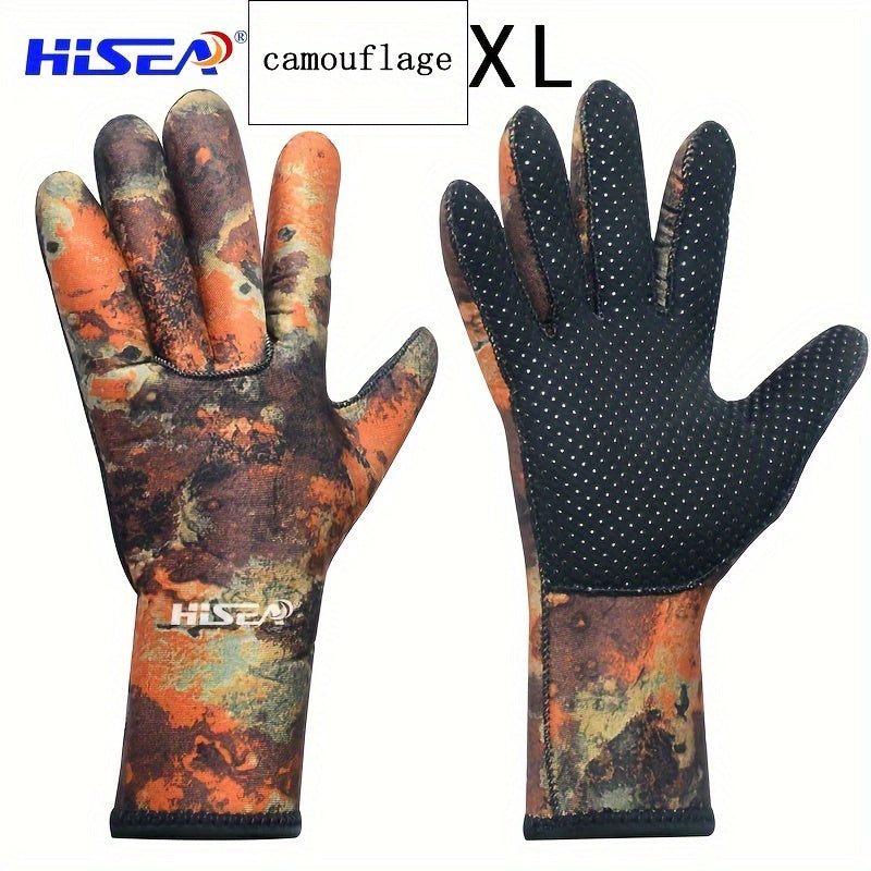 HISEA 3MM Neoprene Diving Gloves - Winter Warm Gloves for Diving