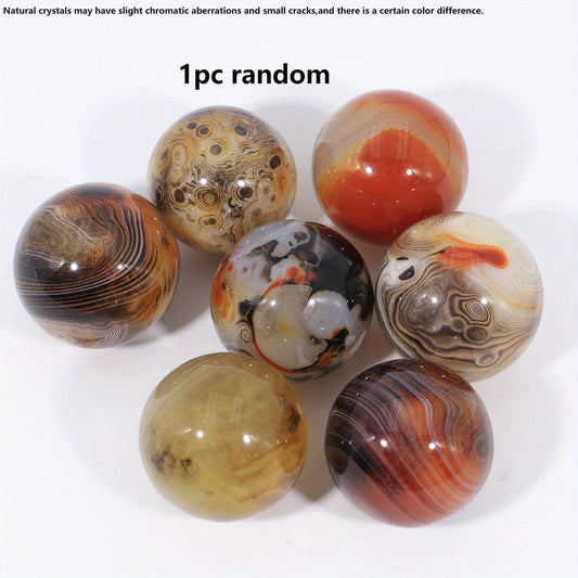 Natural Sardonyx Agate Healing Sphere Reiki Stone
