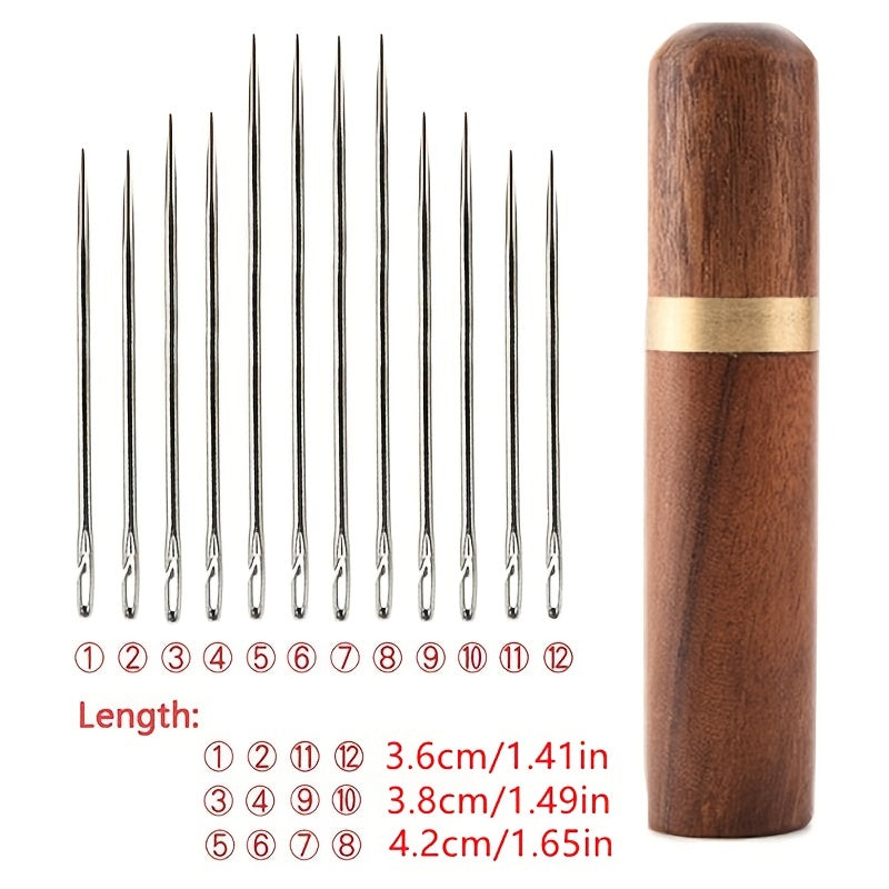 Stainless Steel Sewing Needle Threader for Blind Elders