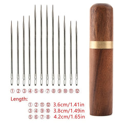 Stainless Steel Sewing Needle Threader for Blind Elders