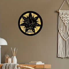 Halloween Christmas Scene Lights Sound Control Clock