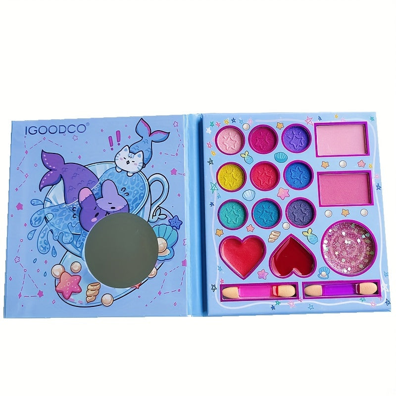 14 Colors Eyeshadow & Lipstick Palette for Girls' Makeup