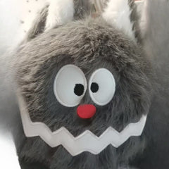 Adorable Bat Plush Doll Soft Stuffed Animal with Bats Wings Grey