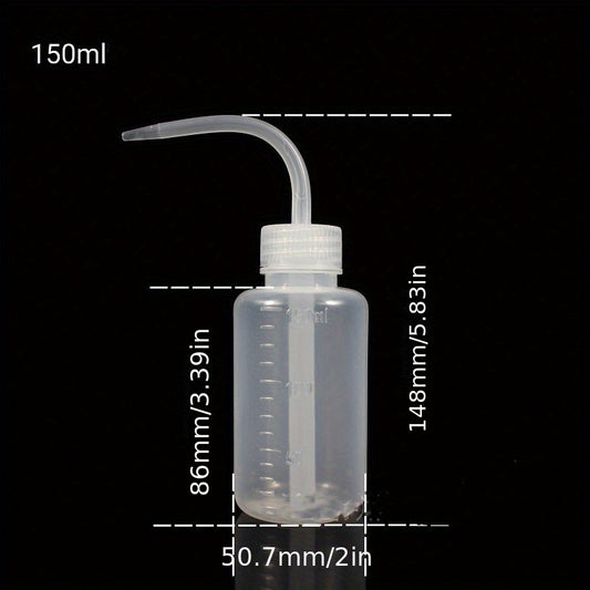 Plastic Lab Squeeze Bottle with Narrow Mouth & Scale Labels