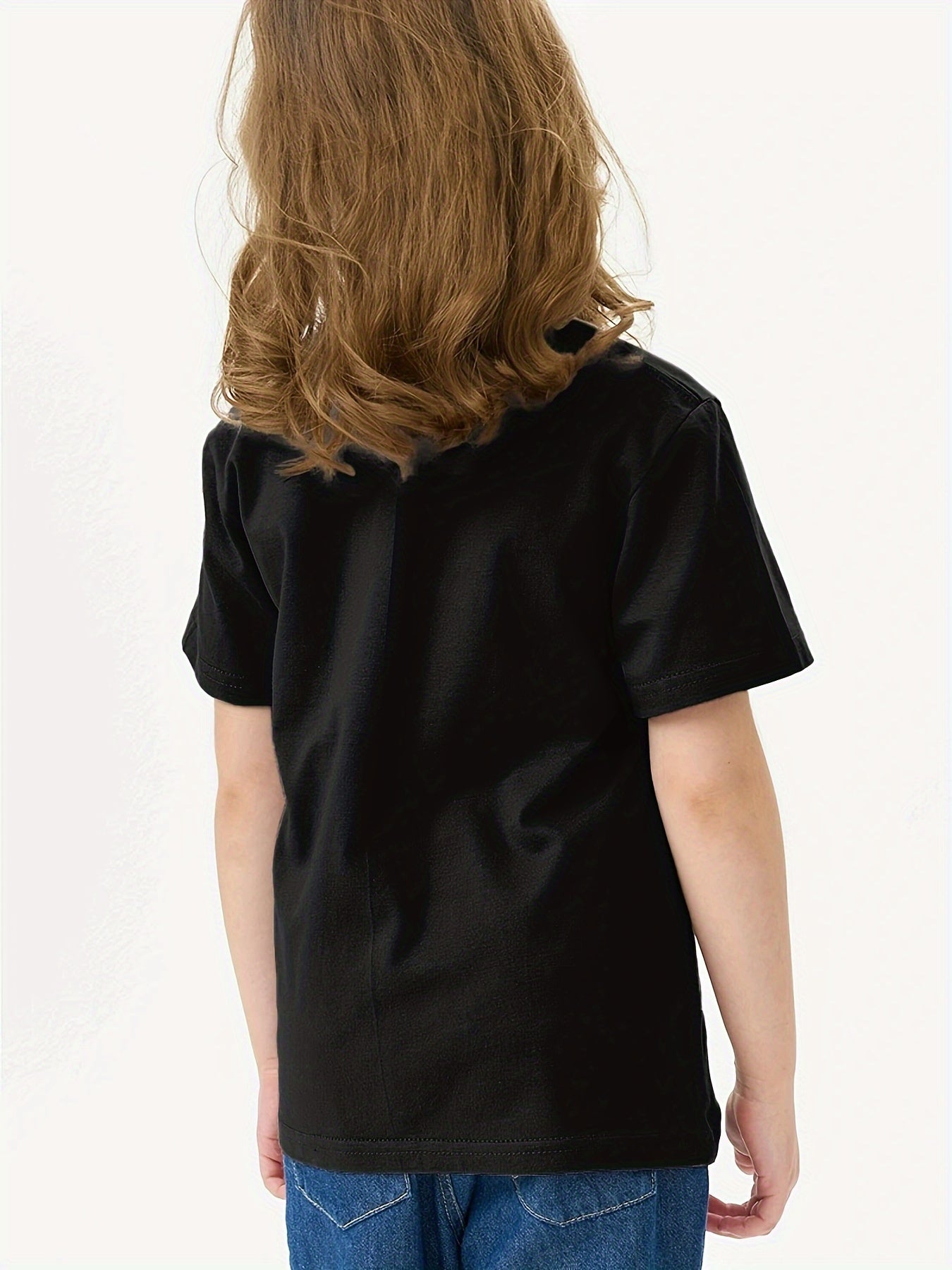 3D Lips Print Short Sleeve T shirt for Girls and Boys