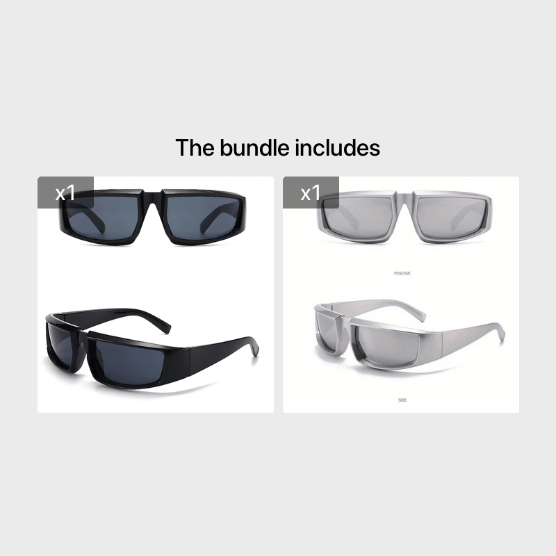Cycling Sports Sunscreen Sunglasses Steampunk Bungee Hip Hop Concave Sunglasses
