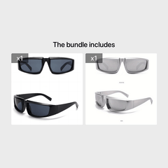 Cycling Sports Sunscreen Sunglasses Steampunk Bungee Hip Hop Concave Sunglasses