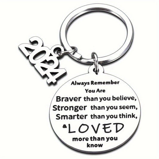 Stainless Steel Keychain Graduation Gift Backpack Pendant Small Gift