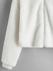 Plush Zip-Front Jacket for Fall & Winter
