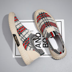 Men's Knit Slip On Casual Shoes Breathable Lightweight