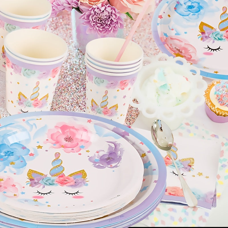 Magical Unicorn Plates for Parties & Gatherings