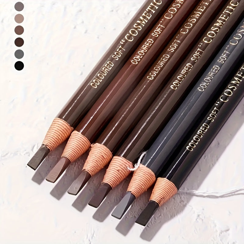 5 Eyebrow Pencil Tear Off Drawstring Waterproof And Sweatproof Makeup