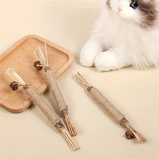 Dental Care Cat Toys Teething Sticks and Chew Toys