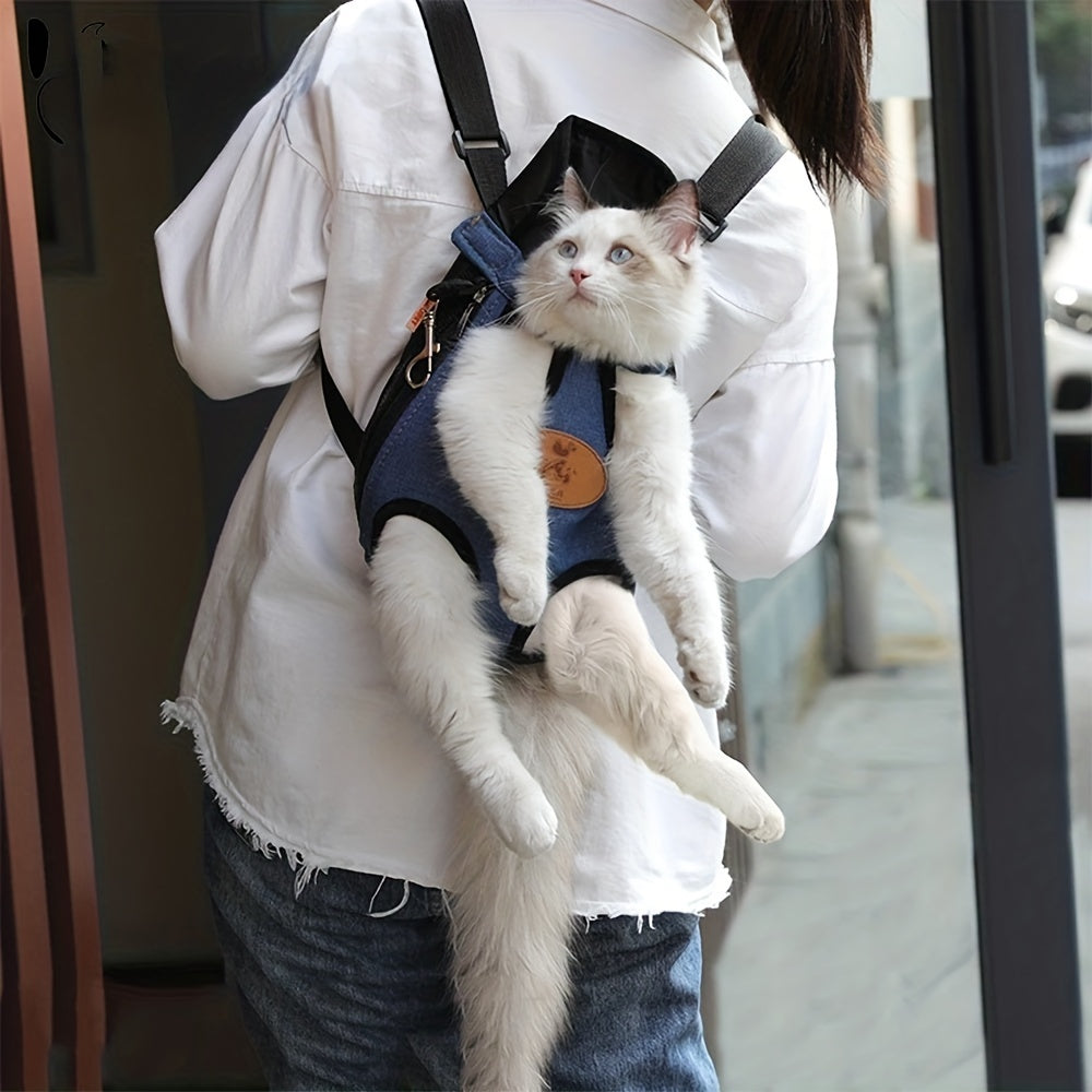 Stylish & Airy Pet Carrier Bag for Cat/Dog Travel