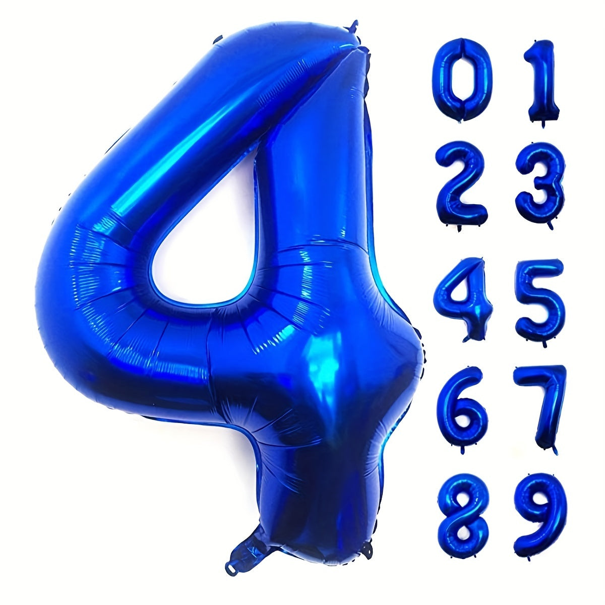 40 Inch Navy Digital 0-9 Large Number Balloon for Party Graduation Anniversary