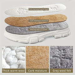 Thermal Felt Insoles Warm Heated Insoles For Winter Shoes
