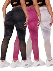 Hollow Fitness Gym Leggings Stretch Yoga Workout Pants