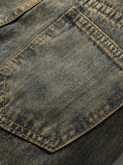 Boys Ripped Denim Jeans Straight Pants Casual Kids Clothes